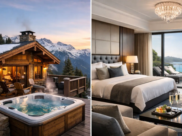 Chalet Rental Versus Luxury Hotel