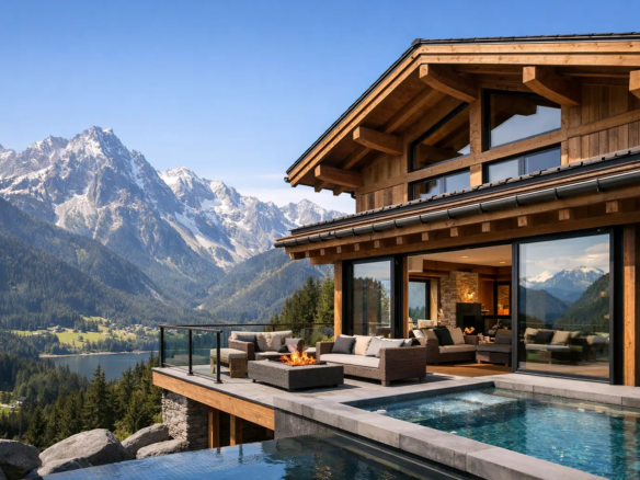 Luxury Chalet With Mountain Views