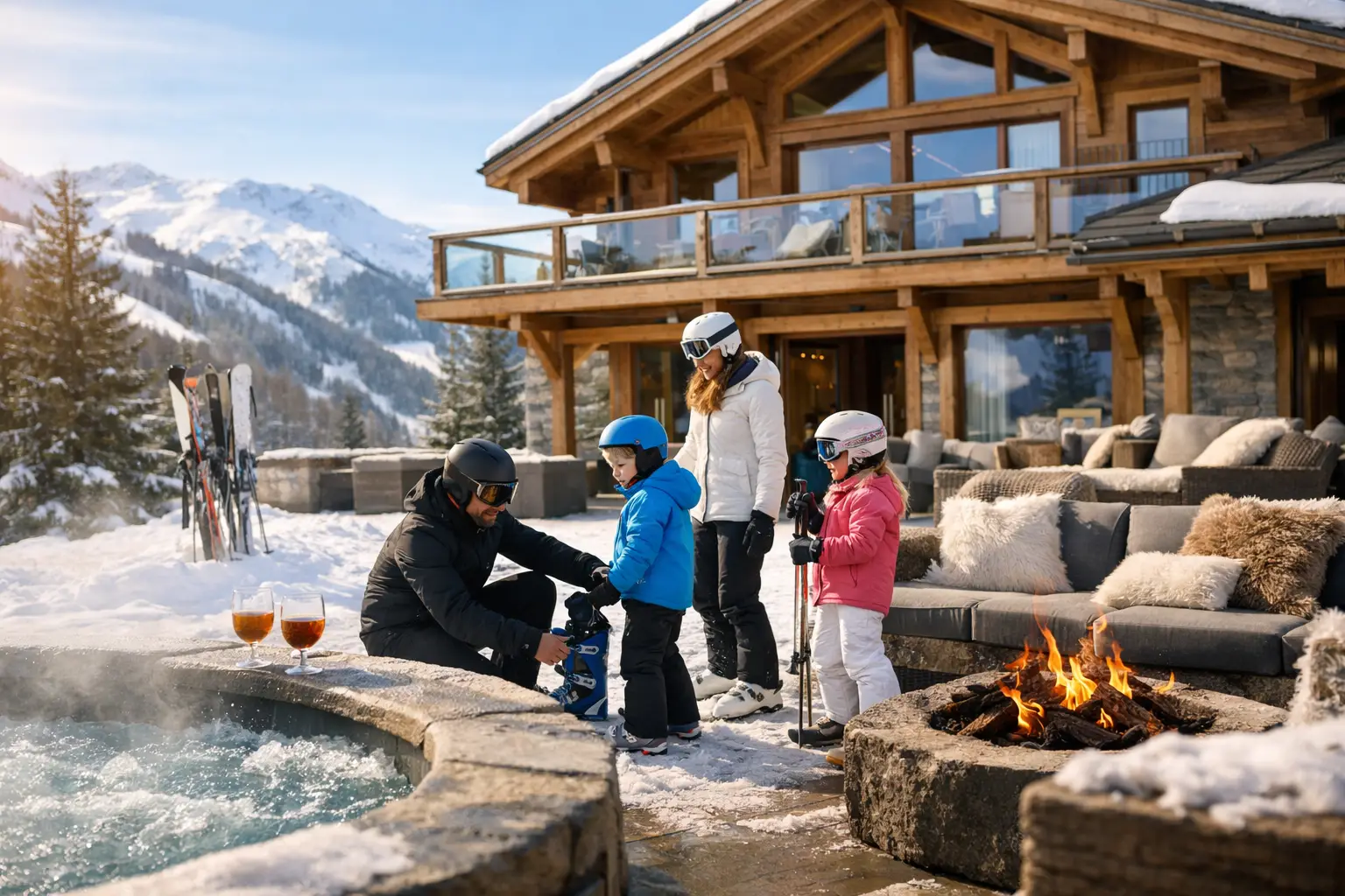 Family Friendly Luxury Ski Chalet Guide