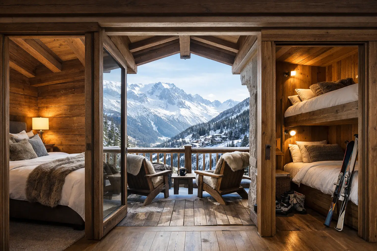 How Many Bedrooms Should a Ski Chalet Have?