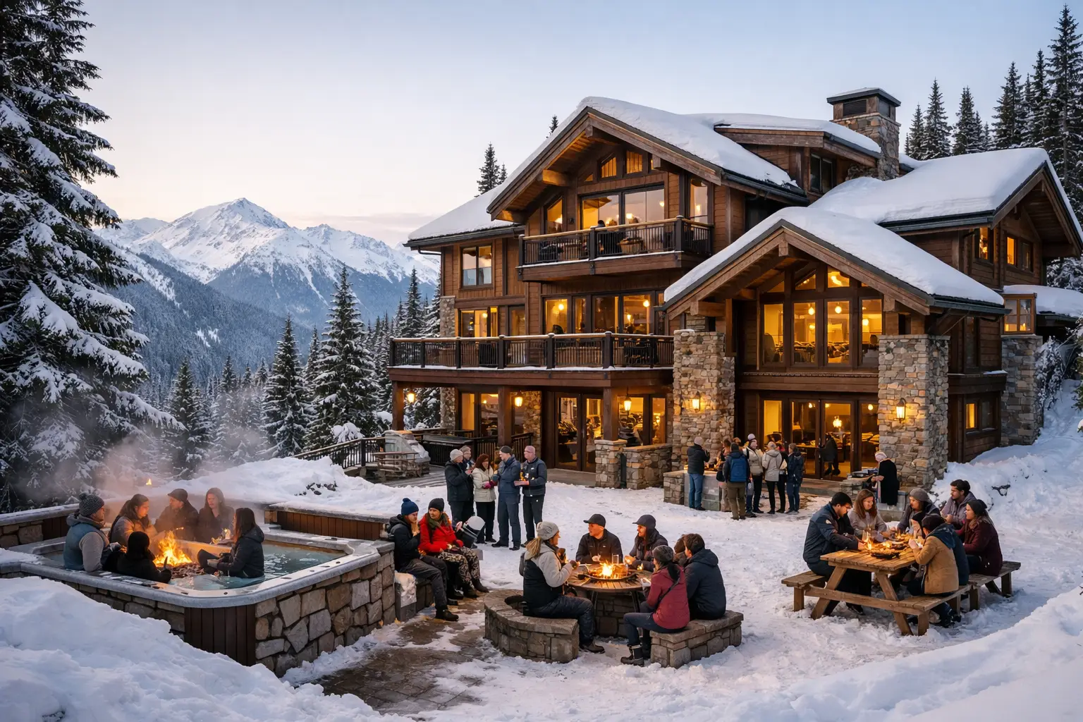 Large Group Chalet Rentals Done Right