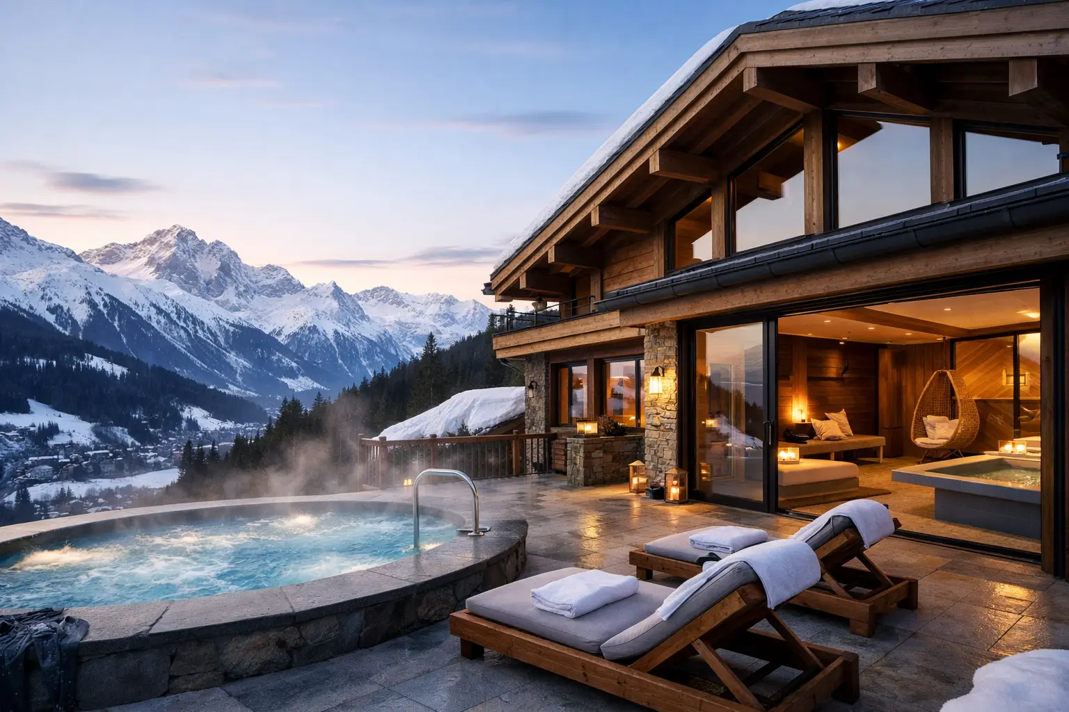 Luxury Chalet with Spa Alps Guide