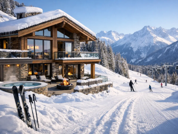 Why a Ski In Ski Out Luxury Chalet Wins