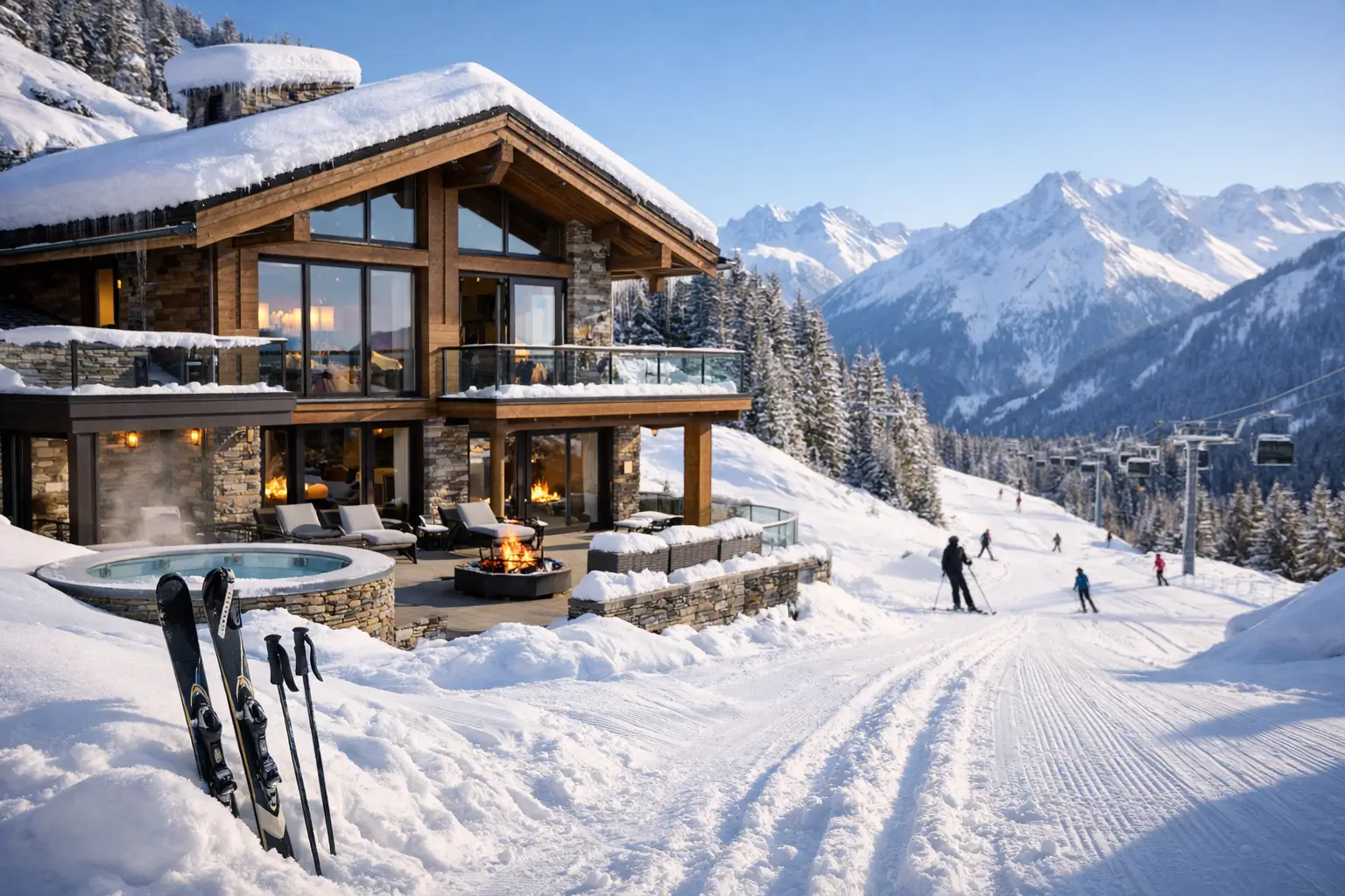Why a Ski In Ski Out Luxury Chalet Wins